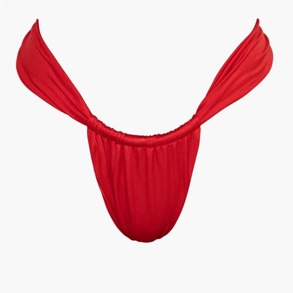 Red Women's Bikini Set - Sleek Two-Piece Swimwear - Picture 8 of 10